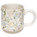Floral Stoneware Coffee Mug