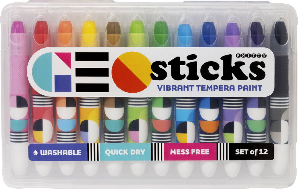 GEO STICKS VIBRANT TEMPER PAINT STICKS