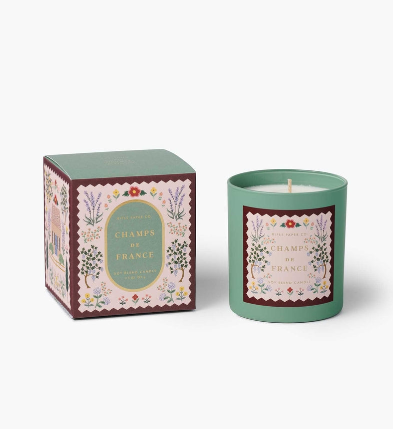 Country Farm Champs De France 9 oz Glass Candle