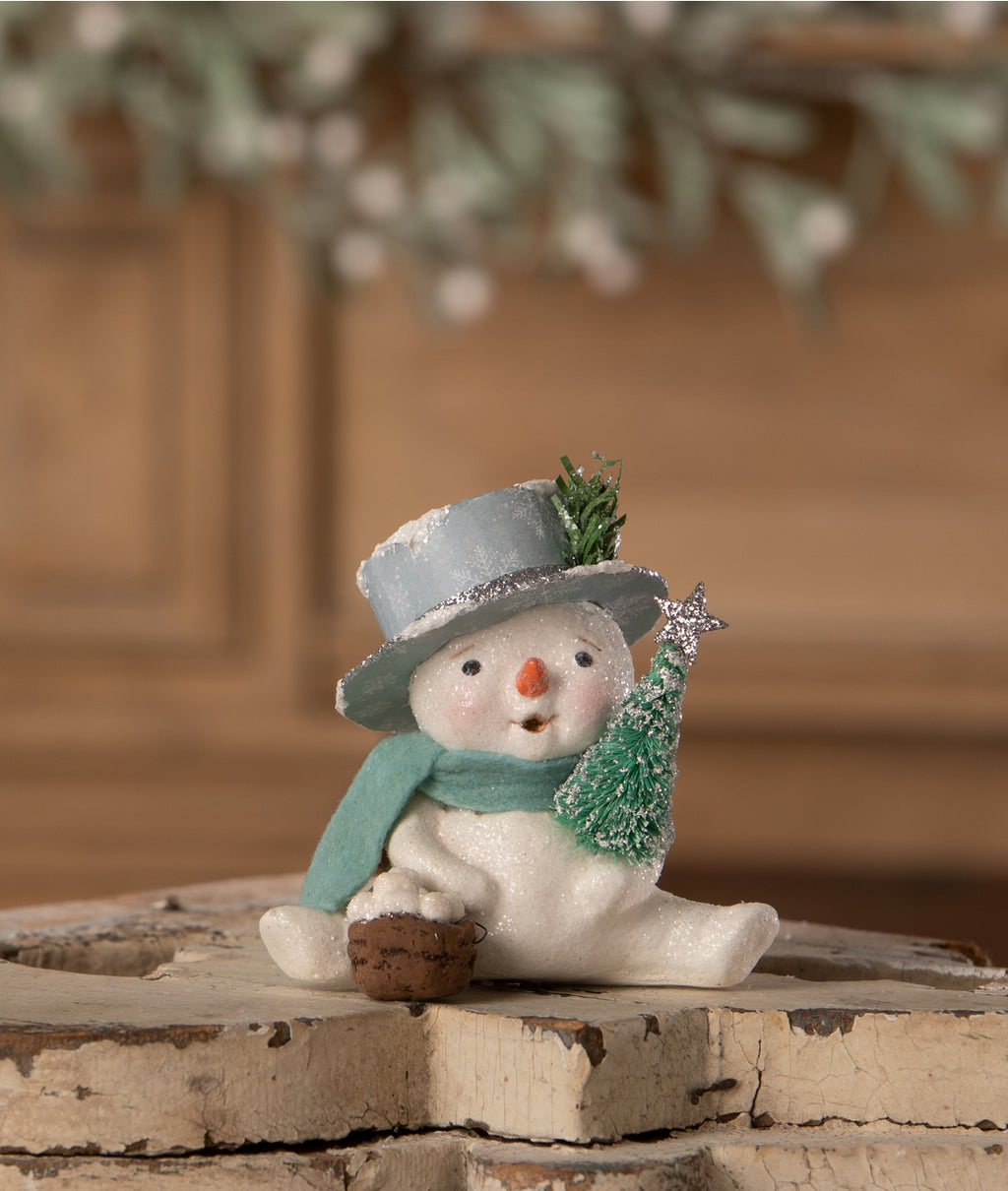 Snowflake Top Hat Snowman