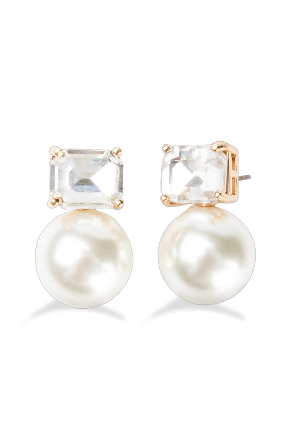 Audrey Pearl Post Earrings