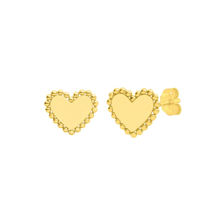 Eleanor Heart Studs