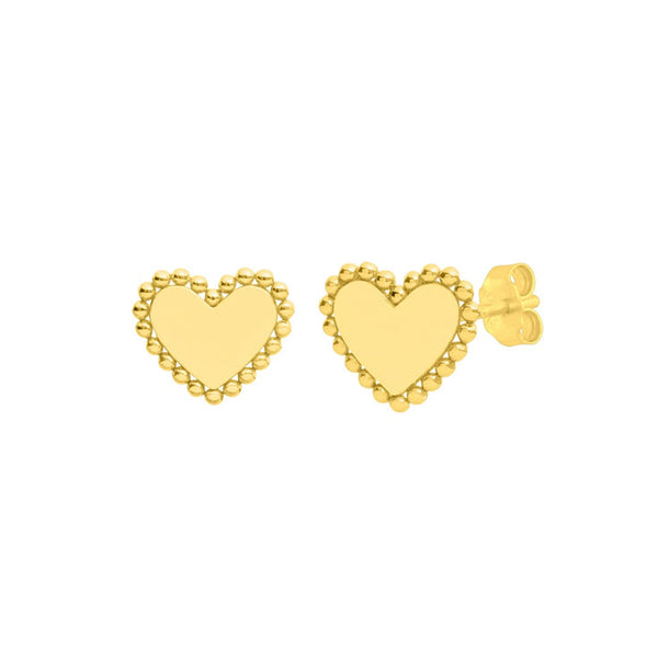 Eleanor Heart Studs
