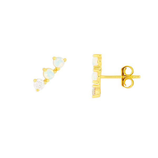 Opal Climber Studs