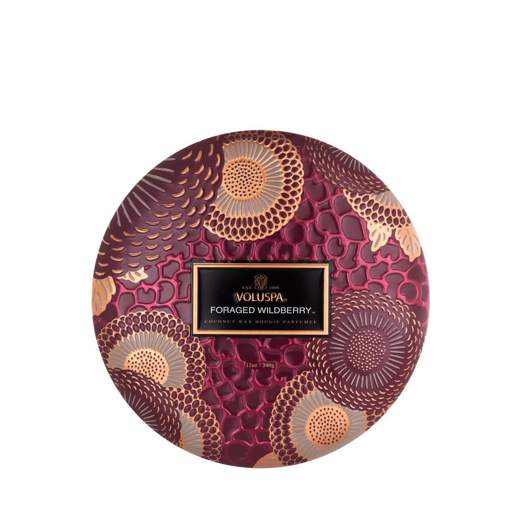 Foraged Wildberry 3 Wick Tin