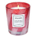 Crushed Candy Cane Classic Candle in Textured Glass