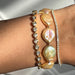 Lucia Pearl Pull Tie Bracelet