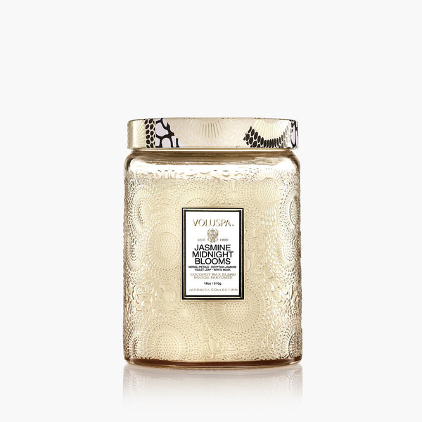 Jasmine Midnight Blooms Large Jar Candle