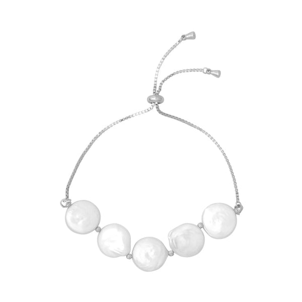 Lucia Pearl Pull Tie Bracelet