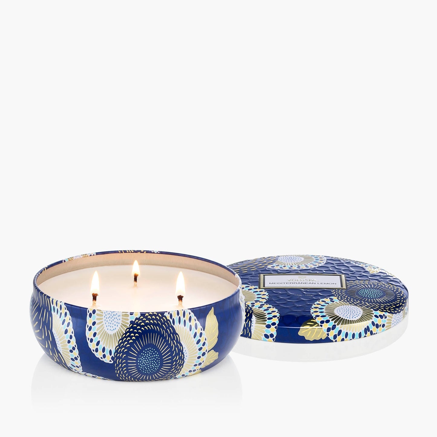 Mediterranean Lemon 3Wick Tin Candle