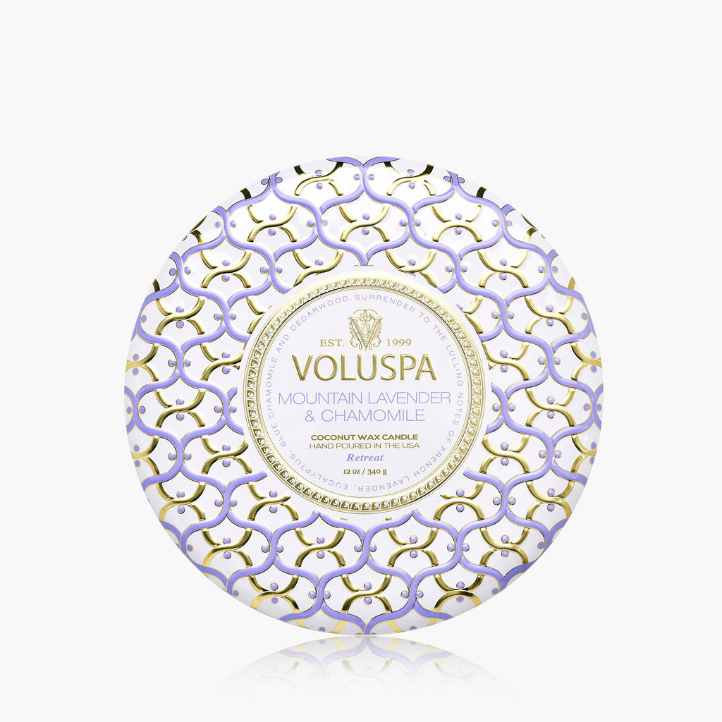 Mountain Lavender & Chamomile 3 Wick Tin