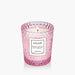 Rose Petal Ice Cream Classic Candle In Textured Glass
