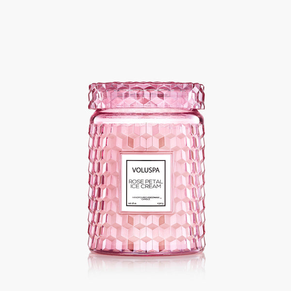 Rose Petal Ice Cream 18oz Large Jar Candle