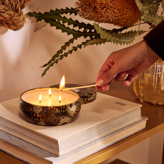 Baltic Amber 3 Wick Tin