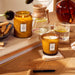 Baltic Amber Large Embossed Glass Jar Candle