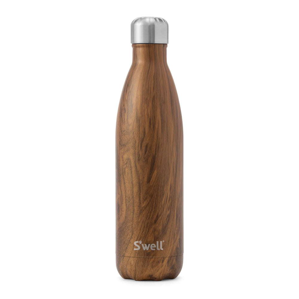 25oz Stainless Steel Teakwood Bottle