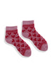 Women's Hearts Wool Cashmere Shortie Socks