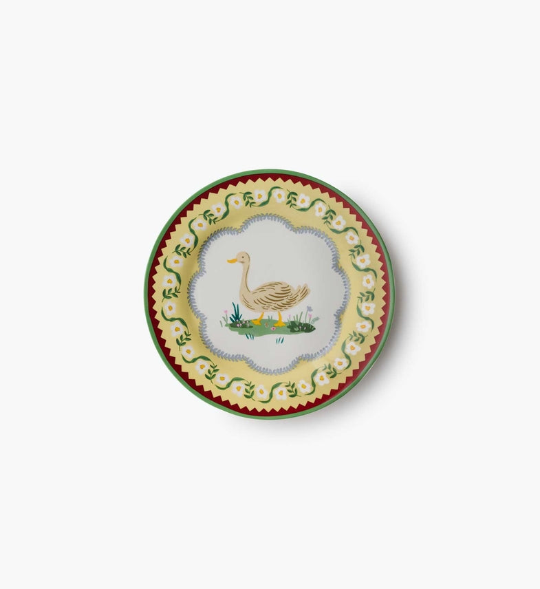Home Sweet Home Porcelain Dessert Plate Set