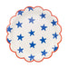 Blue Stars Paper Plate