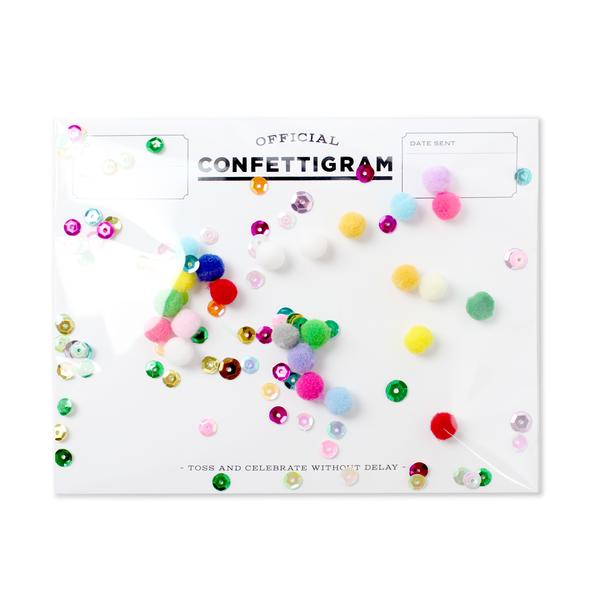 Confettigram Birthday Card