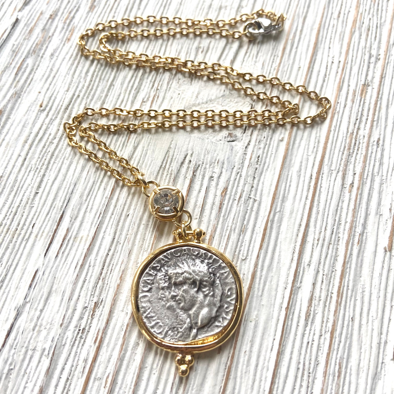 Greek Coin Necklace