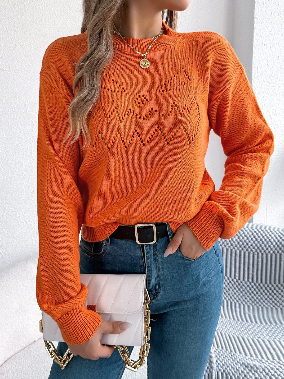 JACK O'LANTERN  PULLOVER SWEATER