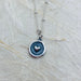 Sterling Silver Wax Seal Heart Necklace