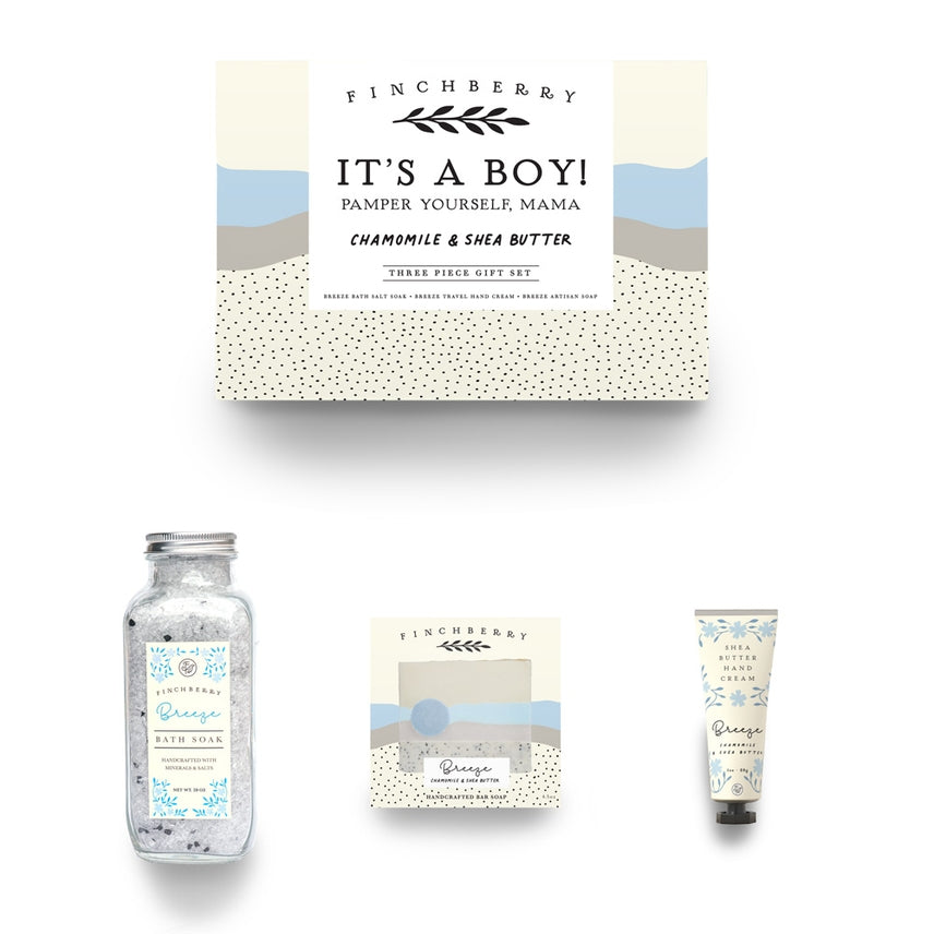 It's A Boy Baby Shower Gift Set