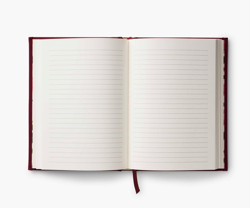 Roses Embroidered Journal