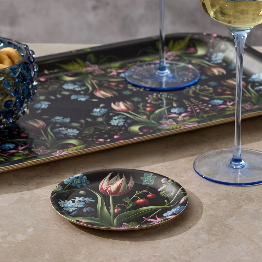 Forget-Me-Nots Small Wooden Tray