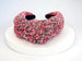 Pink Tweed & Velvet Headband