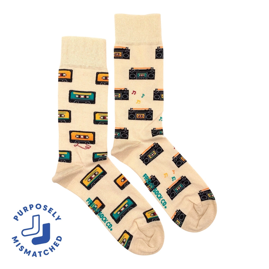 Men's Cassette & Boom Box Socks