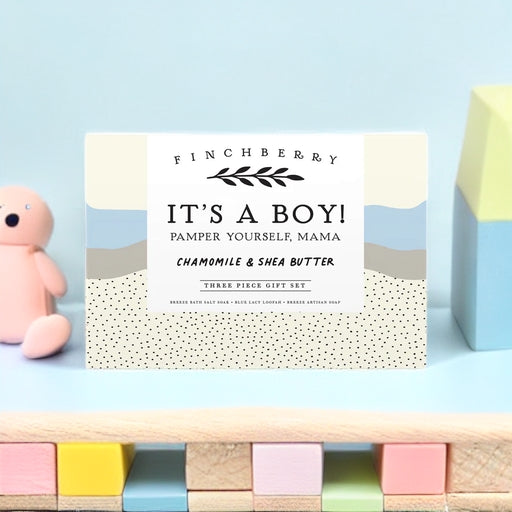 It's A Boy Baby Shower Gift Set