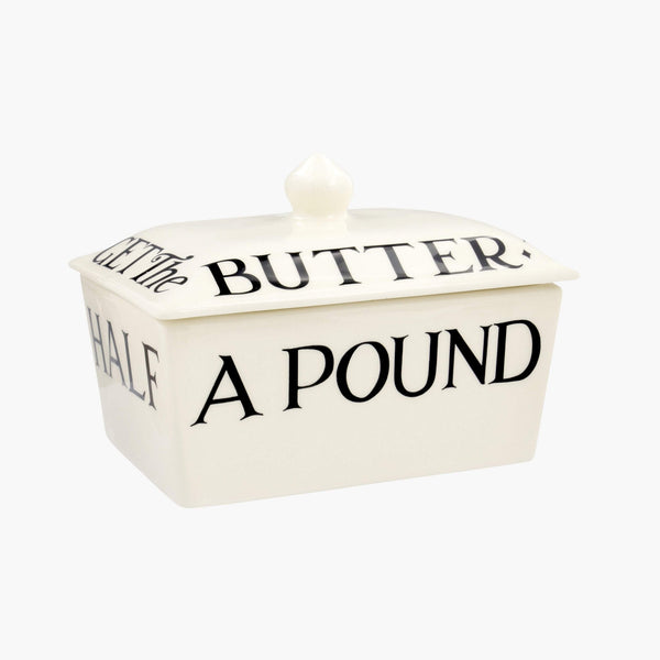 A HALF POUND BUTTER DISH