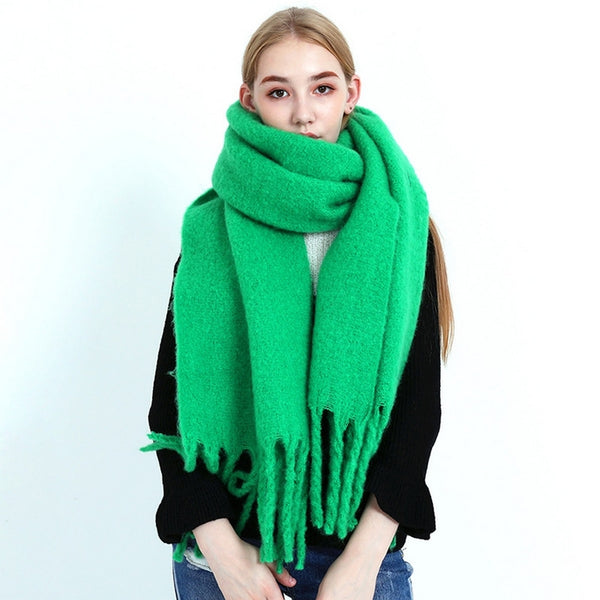 Cashmere Feel Thick Scarf