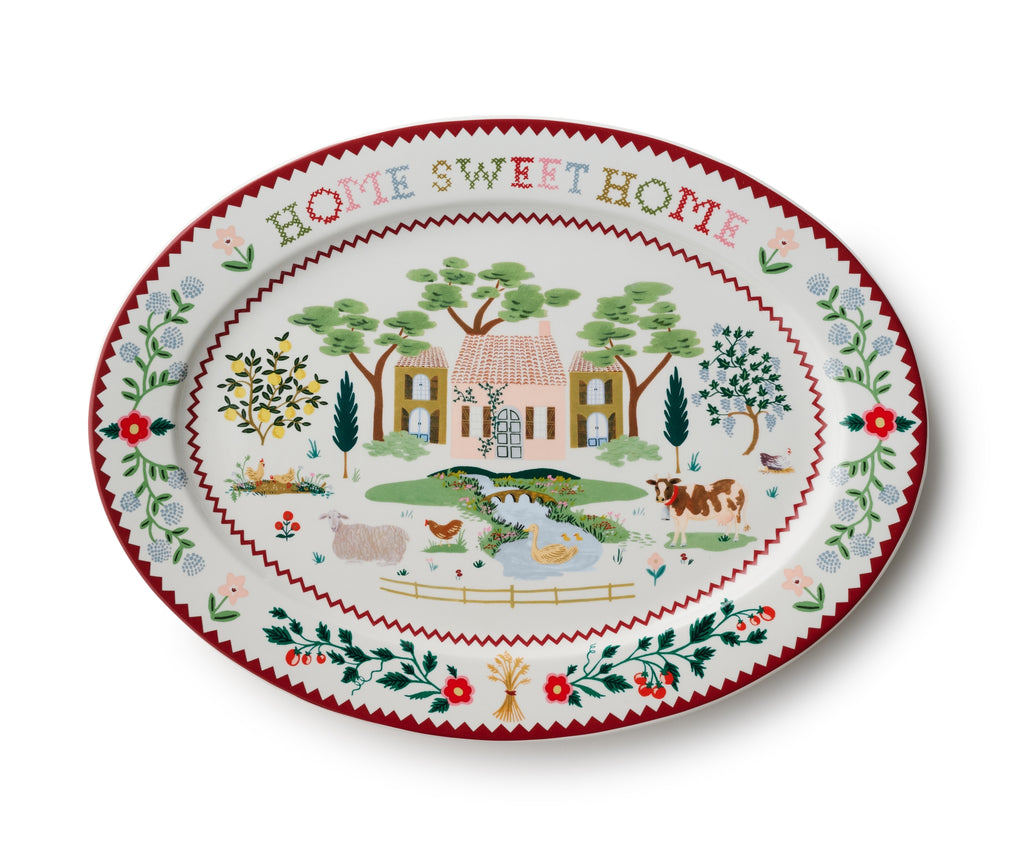 HOME SWEET HOME LARGE PLATTER