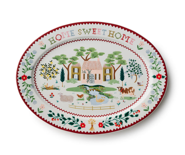 HOME SWEET HOME LARGE PLATTER