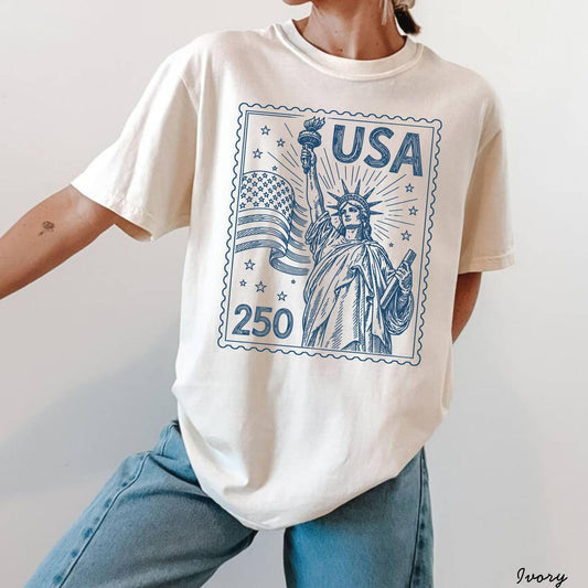 USA 250th Statue of Liberty Tee  Shirt