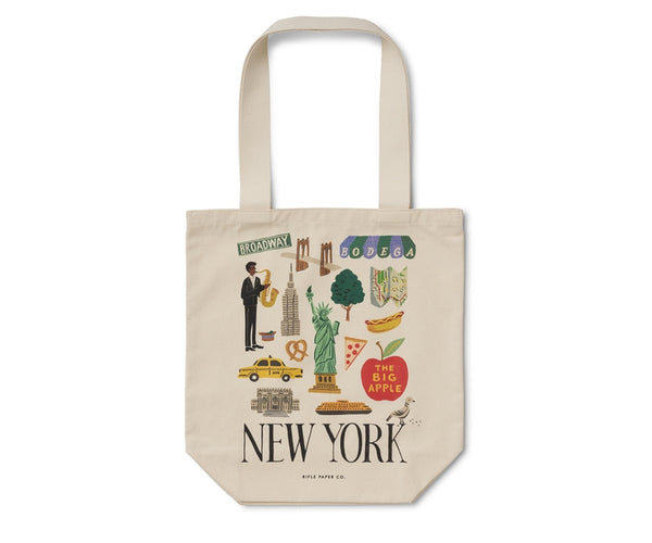 New York Canvas Tote Bag