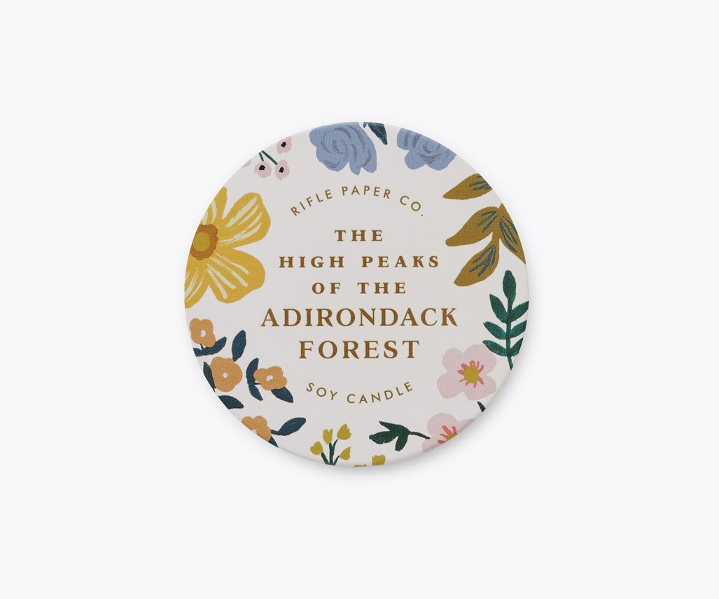 The High Peaks of the Adirondacks Forest 3 oz Tin Candle