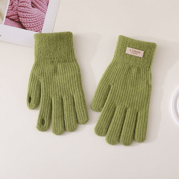 Solid Color Touch Screen Gloves