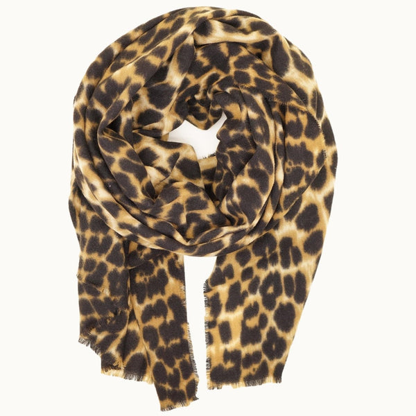 OVERSIZED ANIMAL PRINT BLANKET SCAF