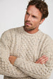 Inishbofin Mens Traditional Aran Sweater