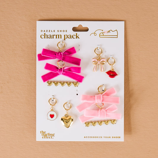 Velvet Crush Dazzle Shoe Charm Pack