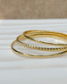 Gold 3 Bangle Set