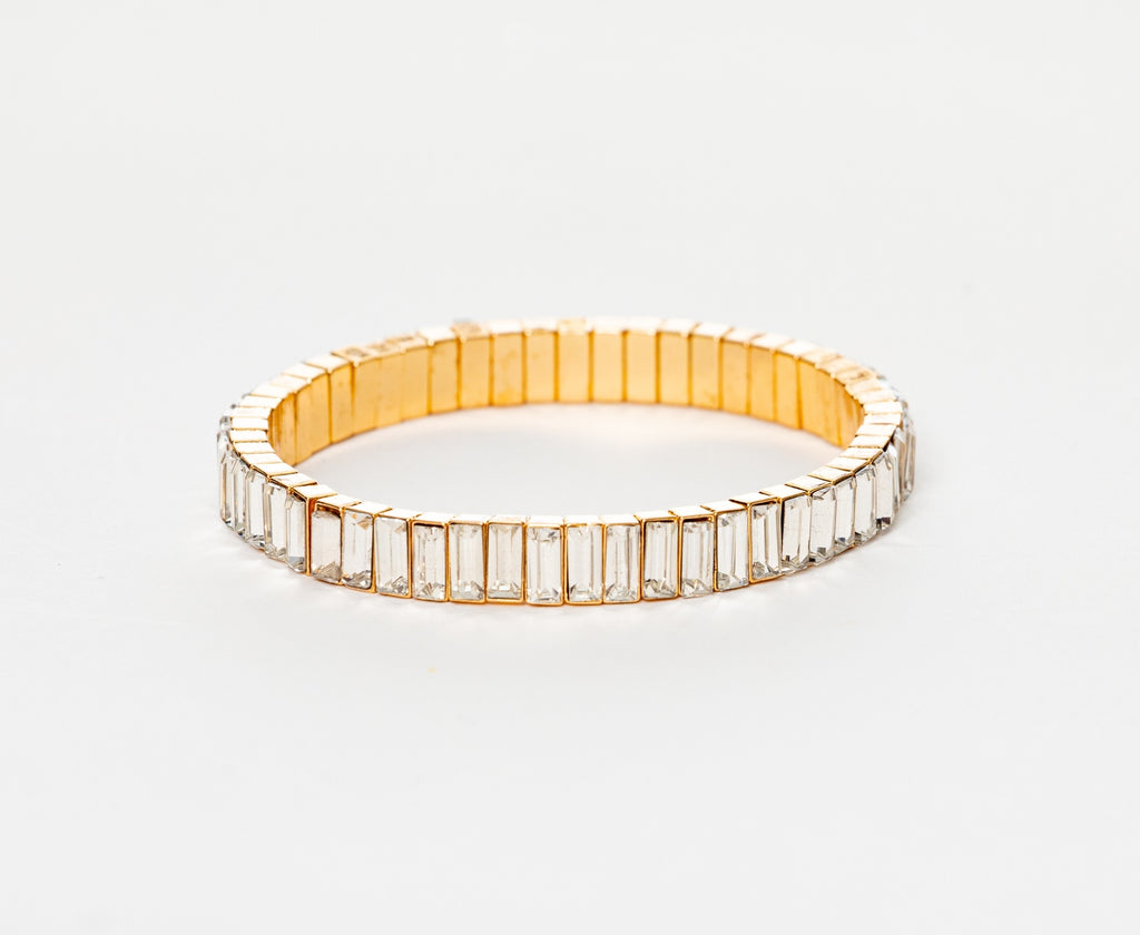 Rock Candy Baguette Bangle