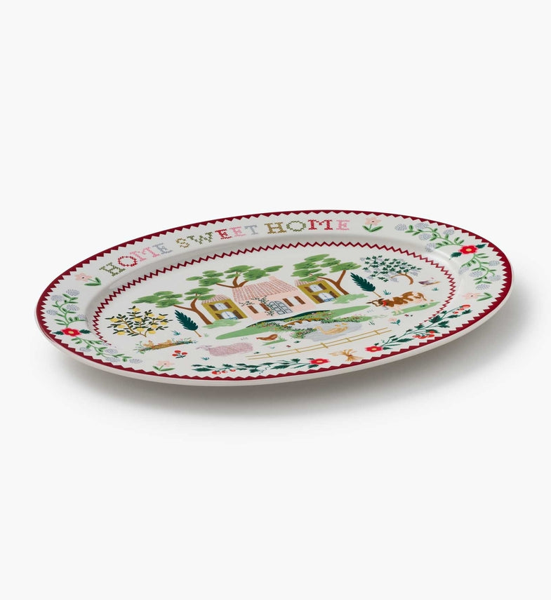 HOME SWEET HOME LARGE PLATTER
