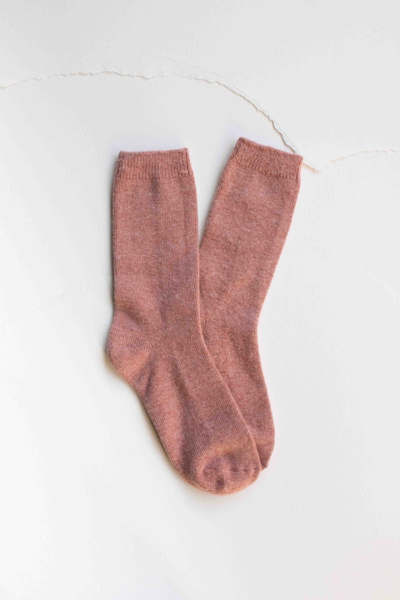 Wool Cashmere Blend Socks
