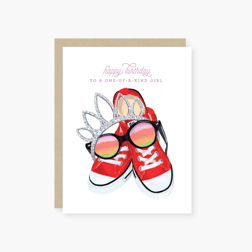 One Of A Kind Girl Birthday Card