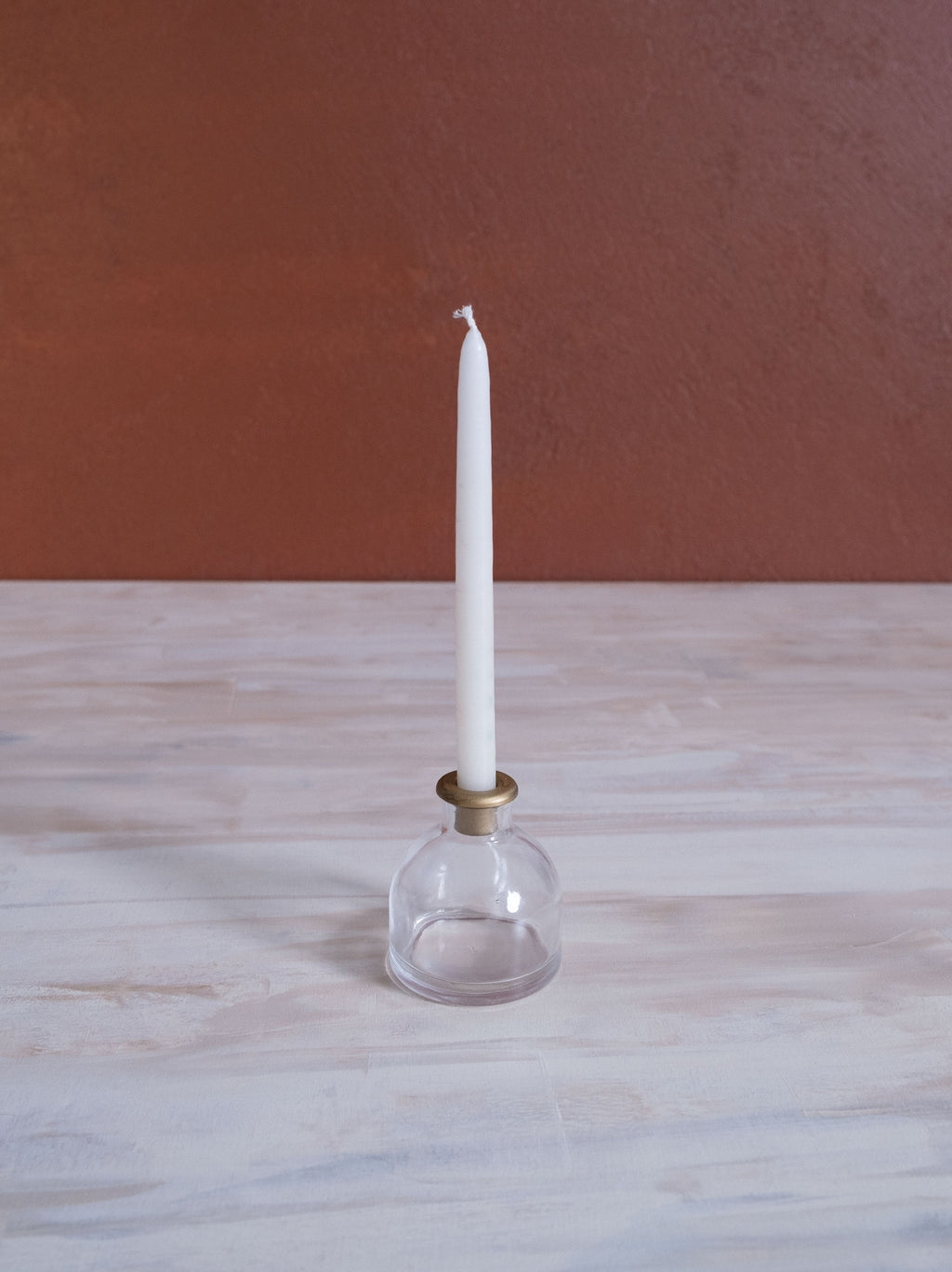 Skinny Taper Glass Candle Holder